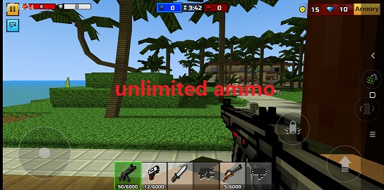 ดาวน์โหลด Pixel Gun 3D: FPS Shooter & Battle Royale Mod Apk กระสุนไม่ จำกัด