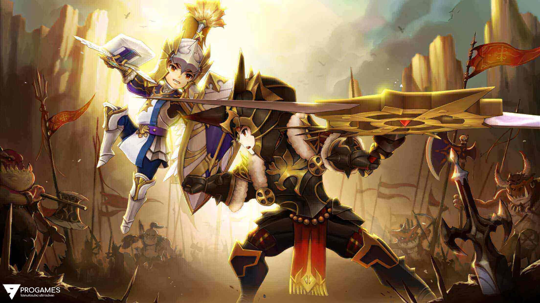 Line Seven Knights โปรเกมออนไลน์บนมือถือ RPG สุดอลังการ
