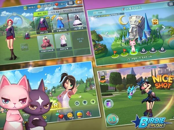 Com2us เผยคลิปเกมส์ใหม่ Birdie Crush เอาใจคอเกมส์กอล์ฟสายมุ้งมิ้ง