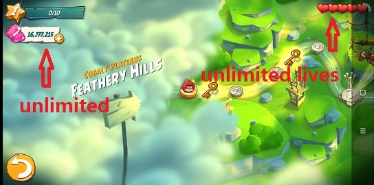ดาวน์โหลด Angry Birds 2 (MOD, Unlimited Money) v.2.33.0 ฟรีบน Android