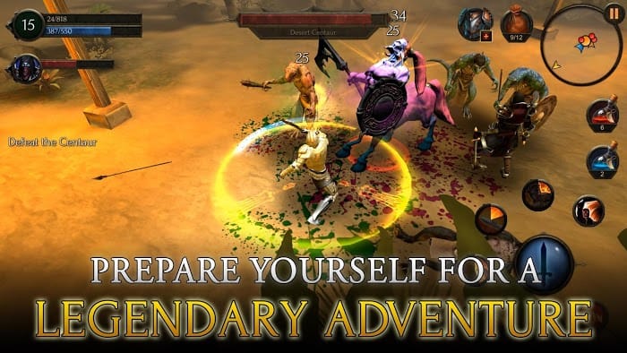 โปรโกงเกม Arcane Quest Legends Mod APK 1.1.2 [Unlimited Money/Gold]