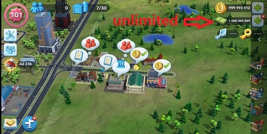 ดาวน์โหลด SimCity BuildIt (MOD, Money / Gold) v1.28.4.88140 ฟรีบน Android