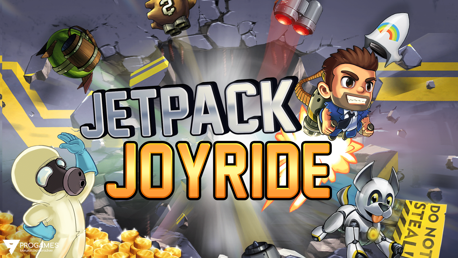 ดาวน์โหลด Jetpack Joyride (MOD, Unlimited Coins) 1.26.1 ฟรีบน Android
