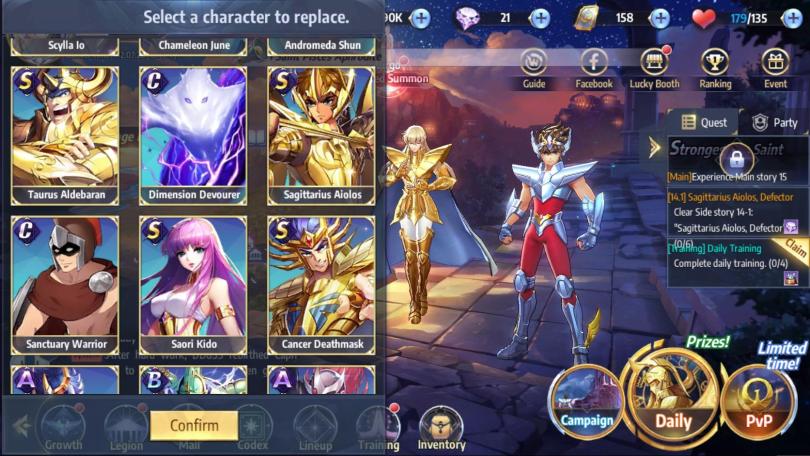 ดาวน์โหลด Saint Seiya Awakening Mod Apk v1.6.36.2 (GOD Mode, No Ads)