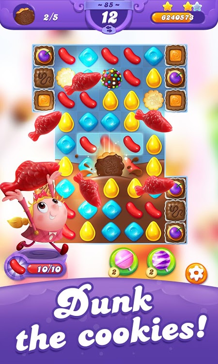 ดาวน์โหลด Candy Crush Friends Saga (MOD, Lives / Moves) ฟรีบน Android