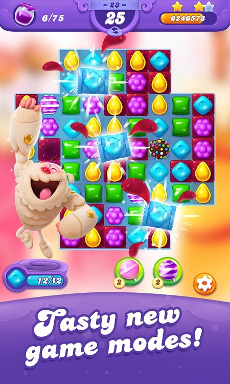 ดาวน์โหลด Candy Crush Friends Saga (MOD, Lives / Moves) ฟรีบน Android
