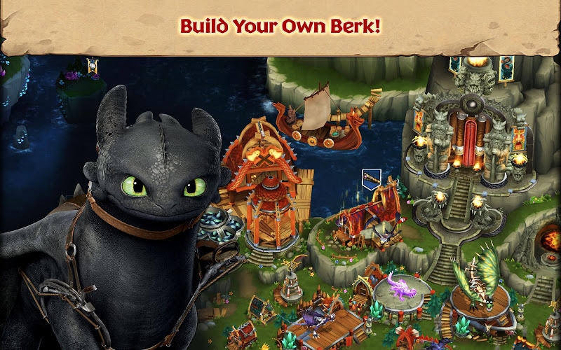 ดาวน์โหลด Dragons: Rise of Berk (MOD, Unlimited Runes) ฟรีบน Android