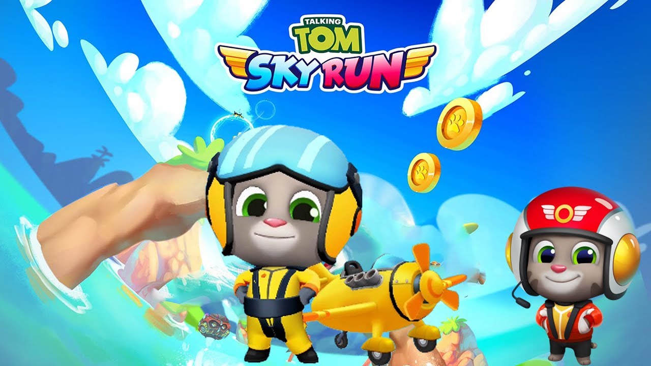 ดาวน์โหลดโปร Talking Tom Sky Run (Mod,Unlimited Money) ฟรีบนมือถือ Android