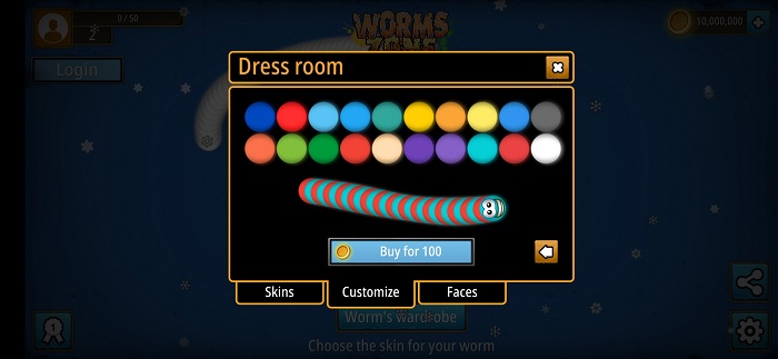 ดาวน์โหลด Worms Zone .io - Voracious Snake Apk (Mod, Unlimited money)