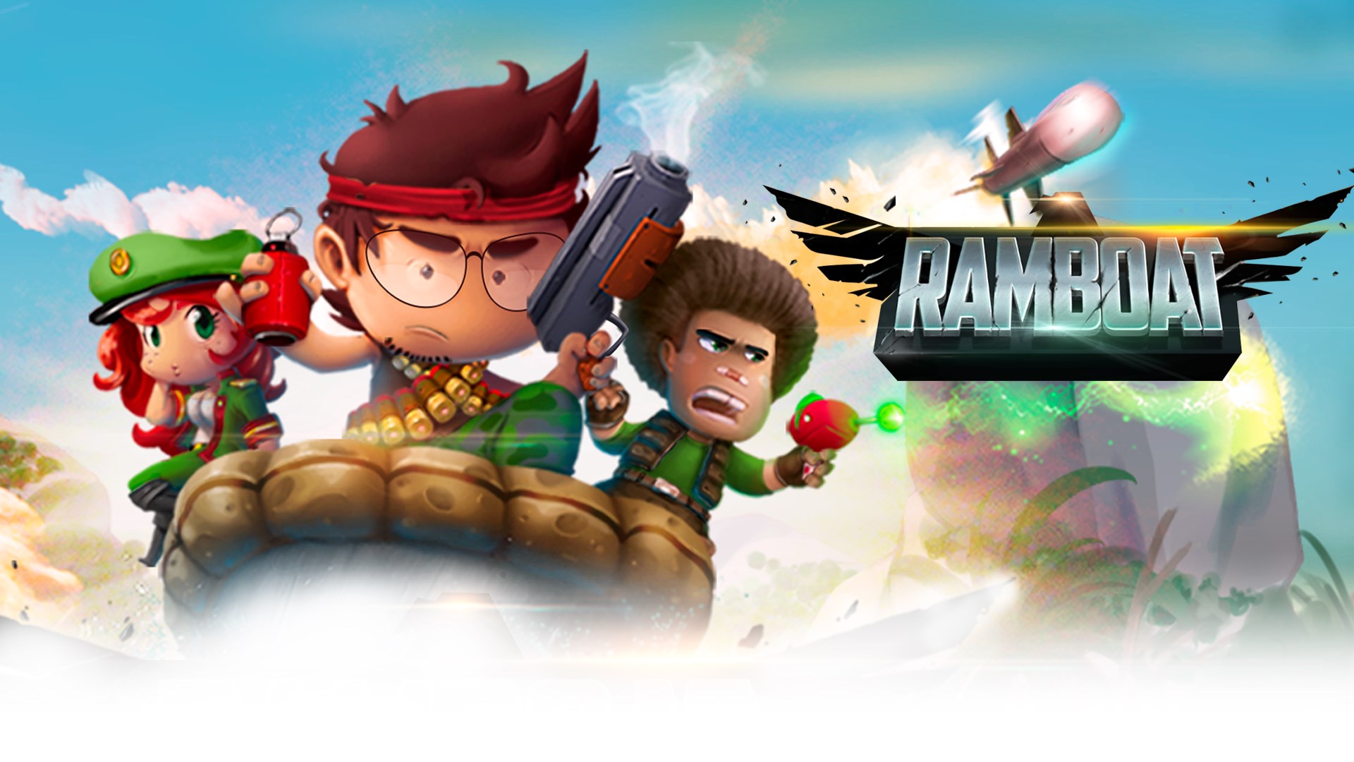 ดาวน์โหลด Ramboat - Jumping Shooter Game (MOD, Unlimited Gold / Gems) ฟรีบน Android