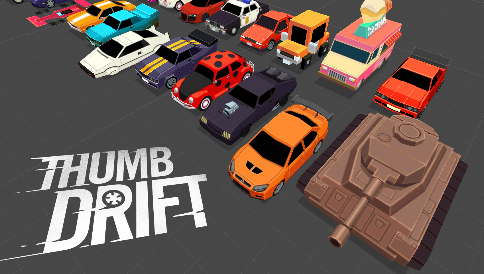 ดาวน์โหลด เกมส์แข่งรถสุดมัน Thumb Drift 1.5.0 Apk สำหรับ Android