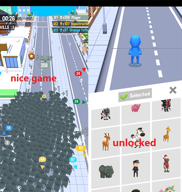 ดาวน์โหลด Crowd City (MOD, Unlocked Skins , ไม่มีโฆษณา) ฟรีบน Android